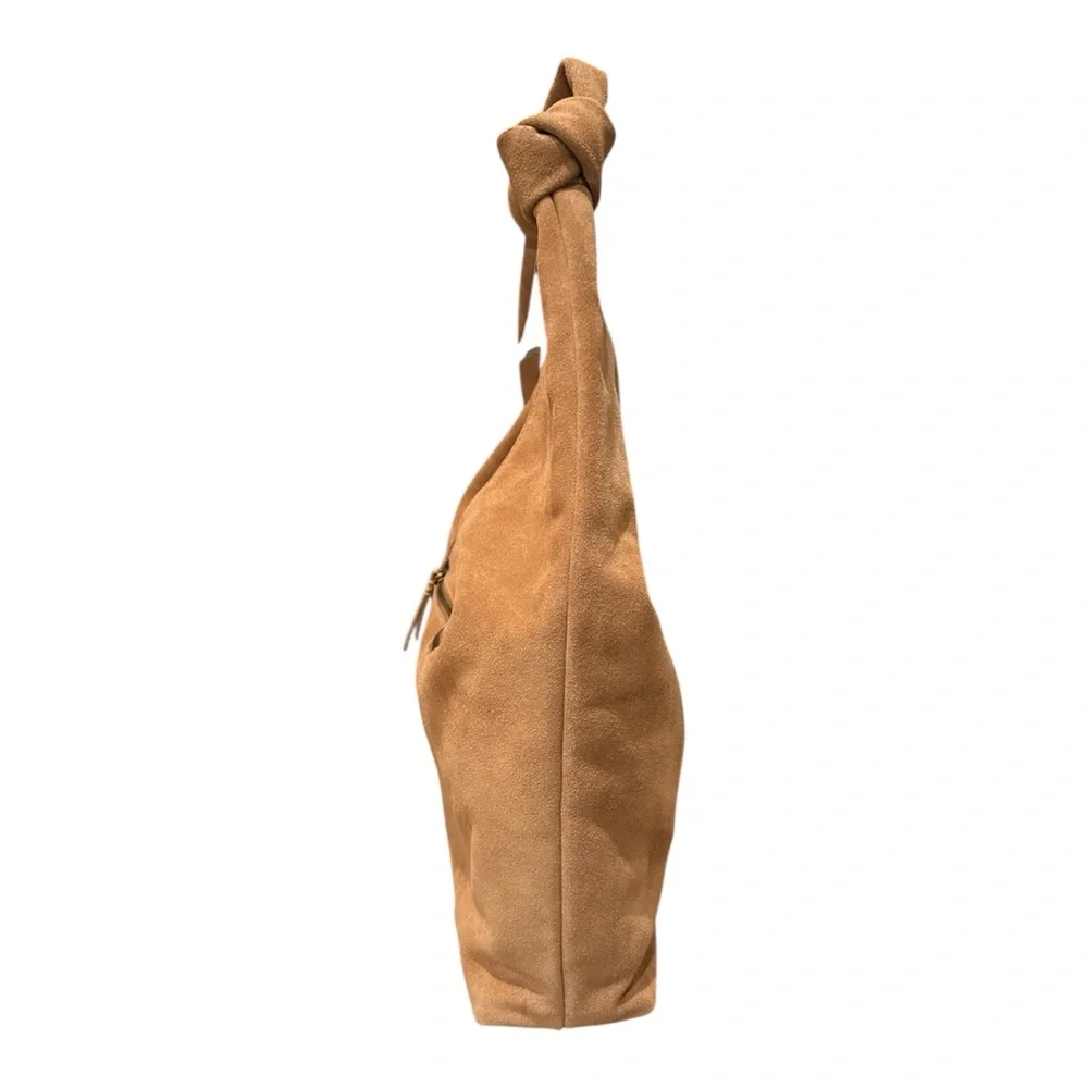 American Leather Co. Marietta‎ Knot Hobo 2.0 Nutmeg  Suede